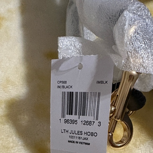 Coach Black Jules  Hobo Bag - Picture 7 of 8